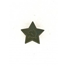 Звезда-Кокарда РККА, 24 мм, военного времени, цвет ХАКИ, обр. 1941 г.